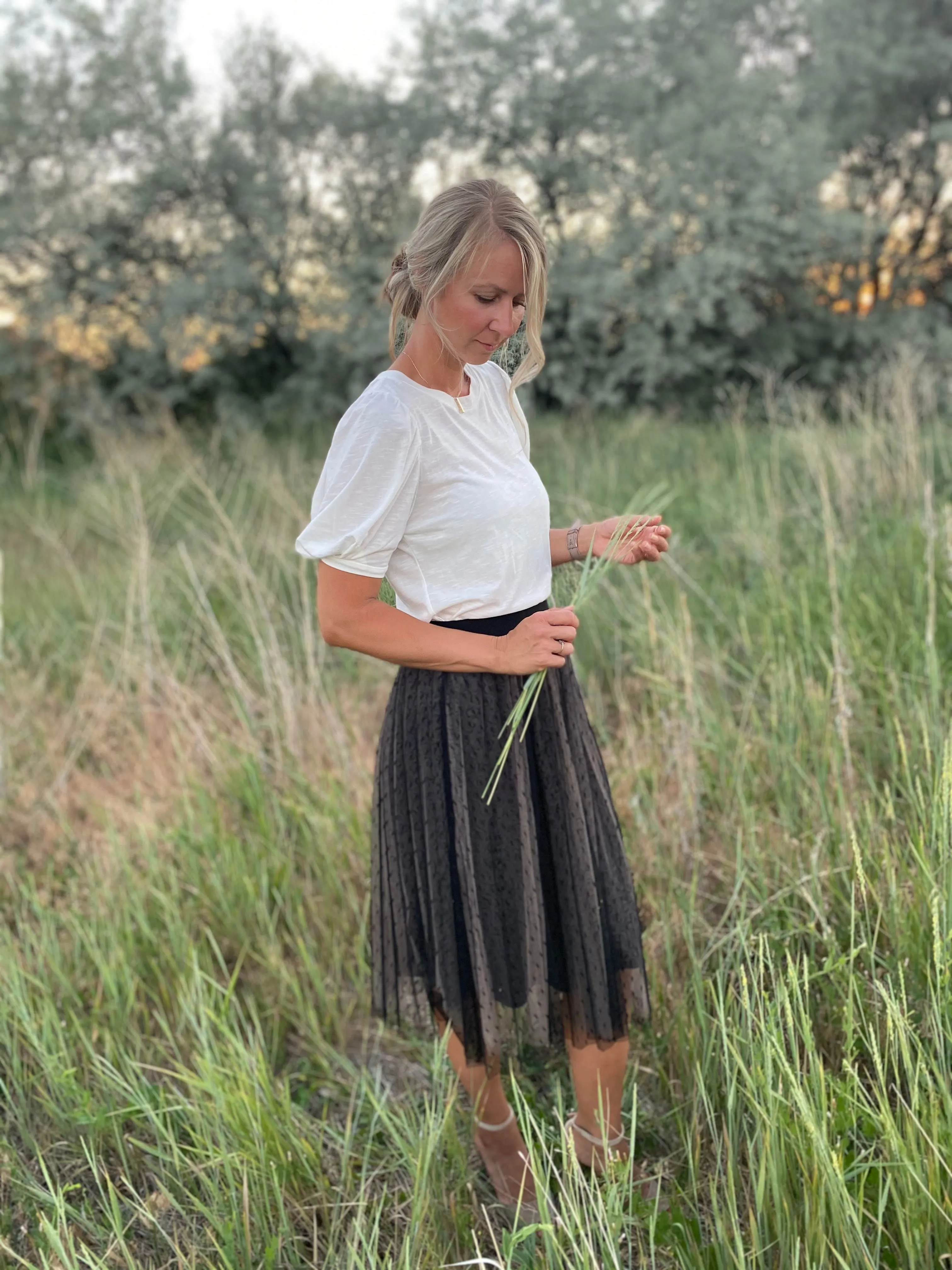 Lily Basic Tee in White