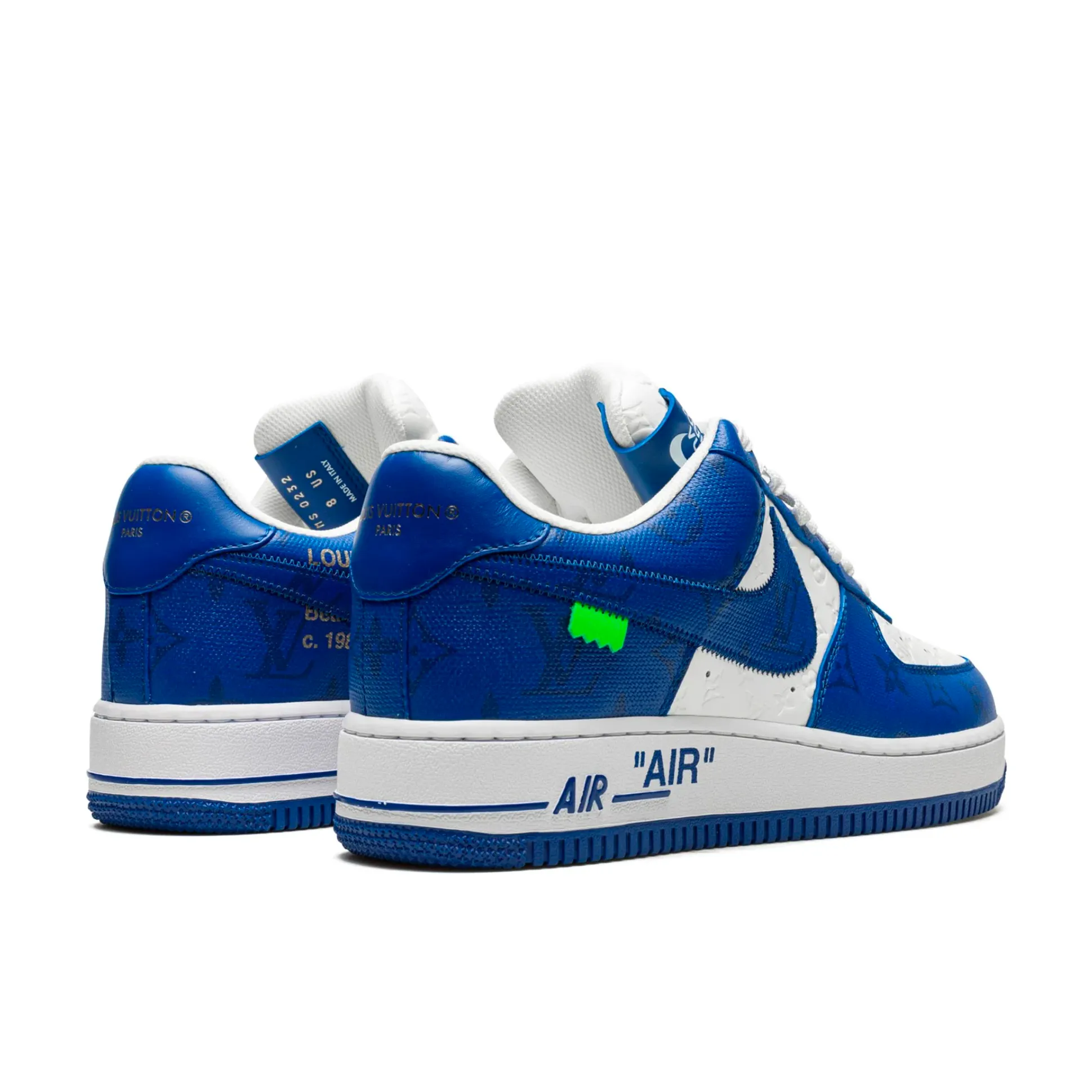 Louis Vuitton Nike Air Force 1 Low By Virgil Abloh White Royal