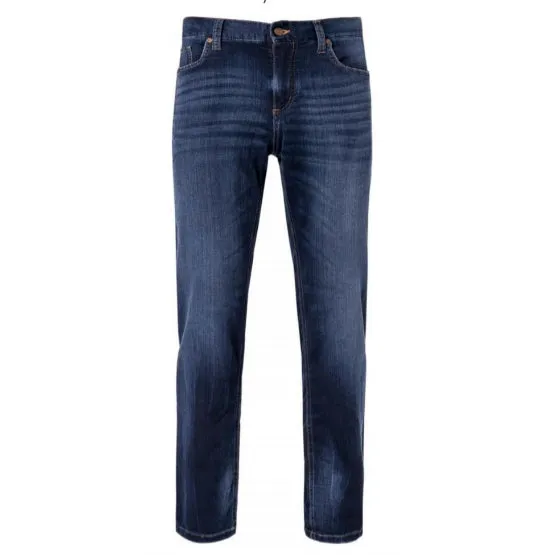 Men's Alberto | Pipe Denim Jean | Indigo (Dark Blue)