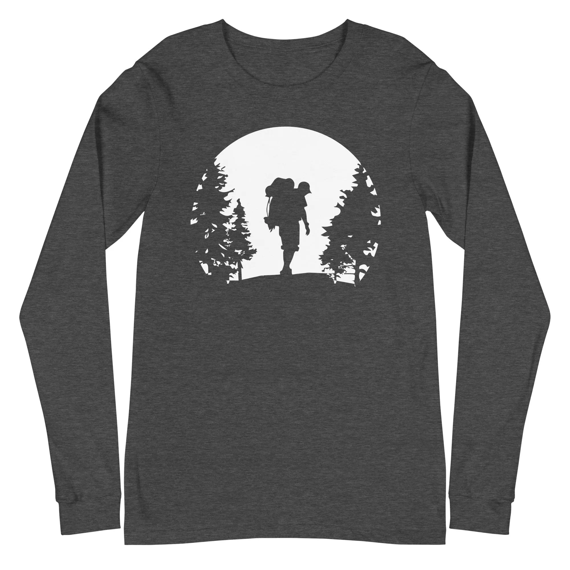 Moon - Wandern - (10) - Longsleeve (Unisex)