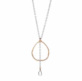 Moxie 14K Gold Fill Diamond Slice Necklace