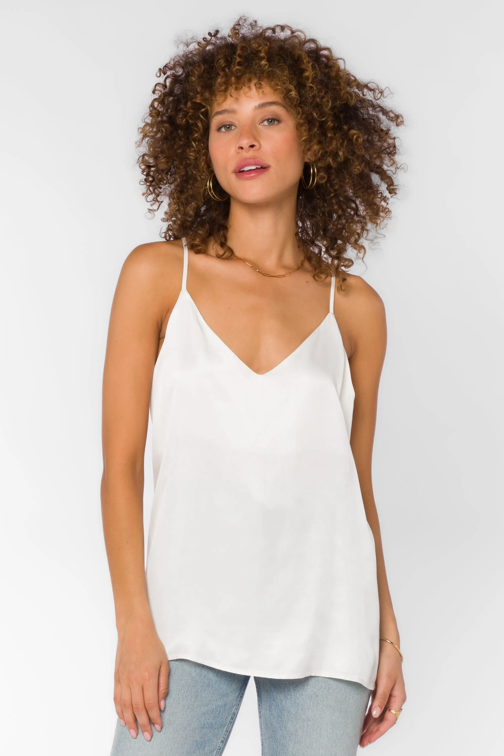 Moxie White Cami