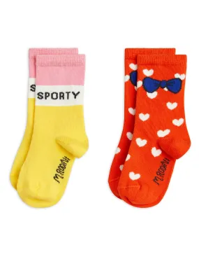 NEW Mini Rodini | Sporty 2-pack socks