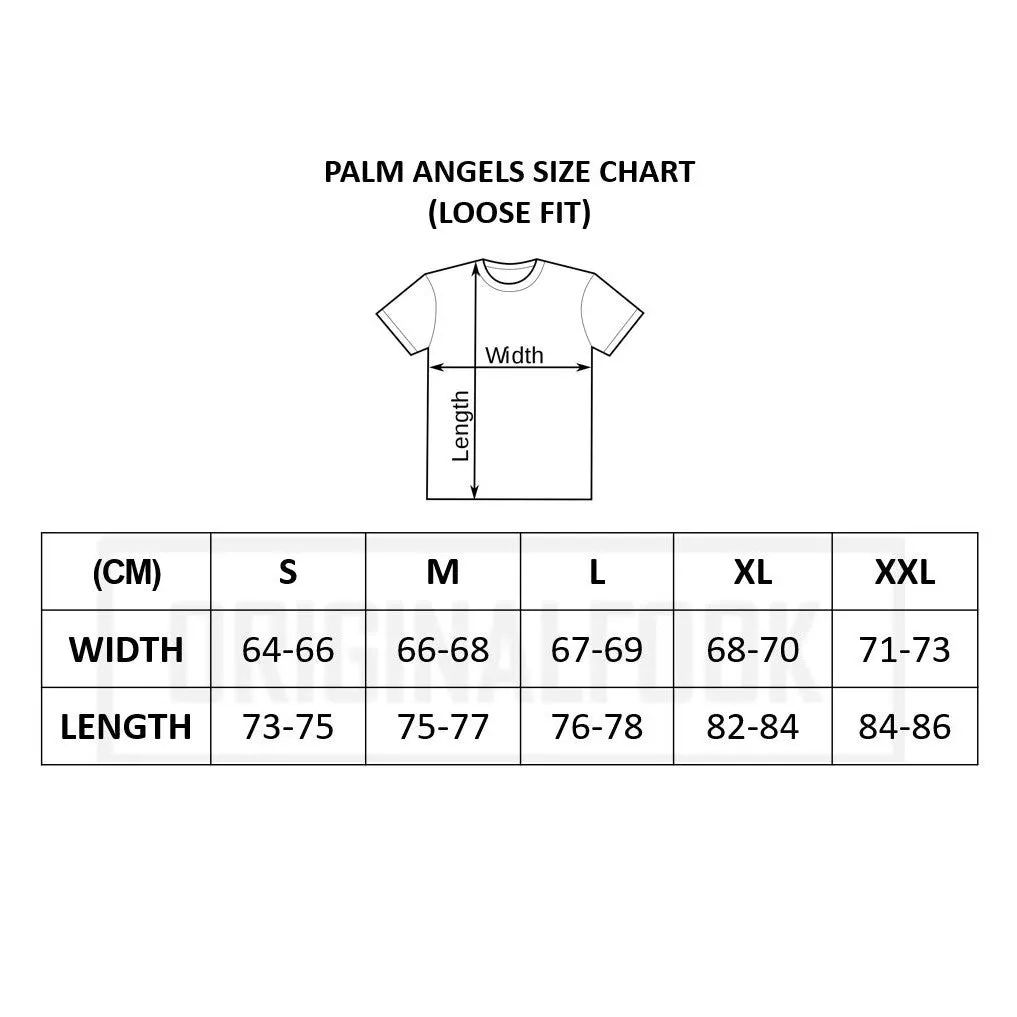 Palm Angels Gradient Classic Mock Neck Logo Tee