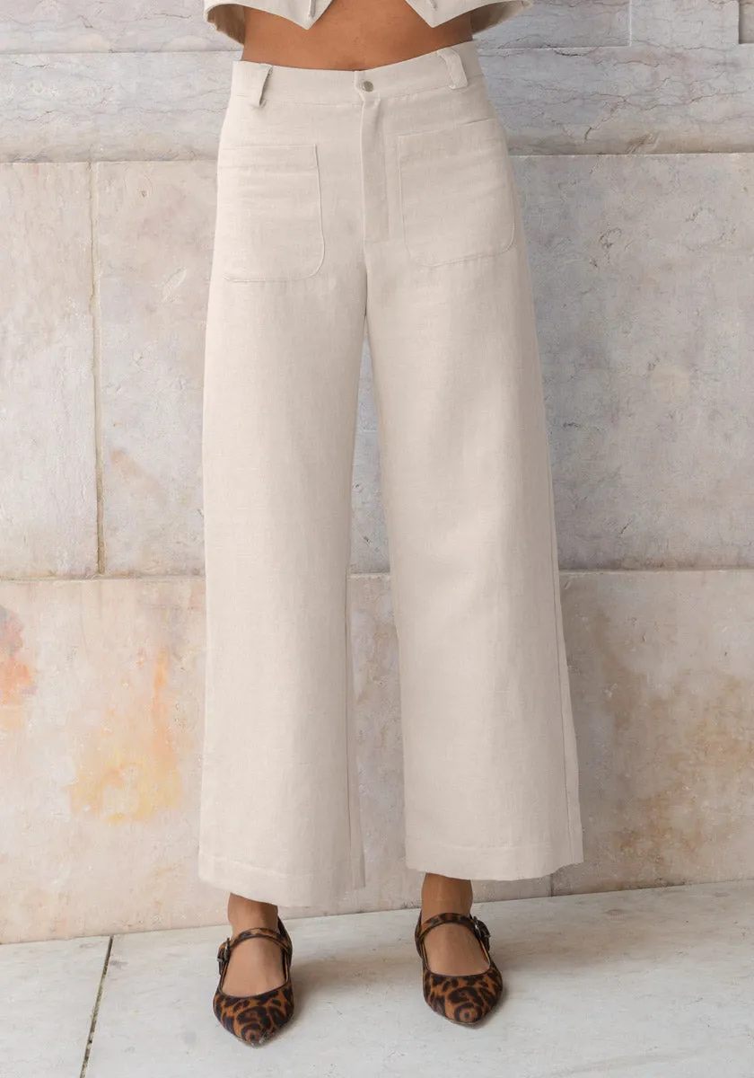 Pantalon TROIA Ficelle