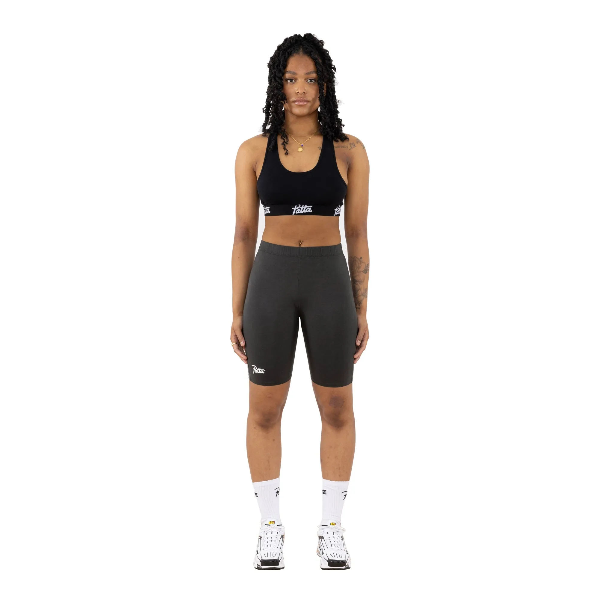 Patta Womens Basic Washed Biker Shorts