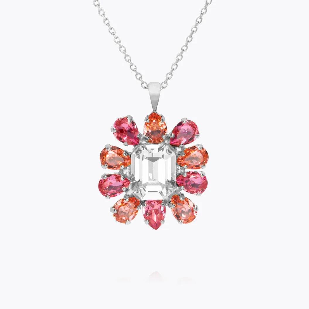 Peony Necklace / Coral Combo