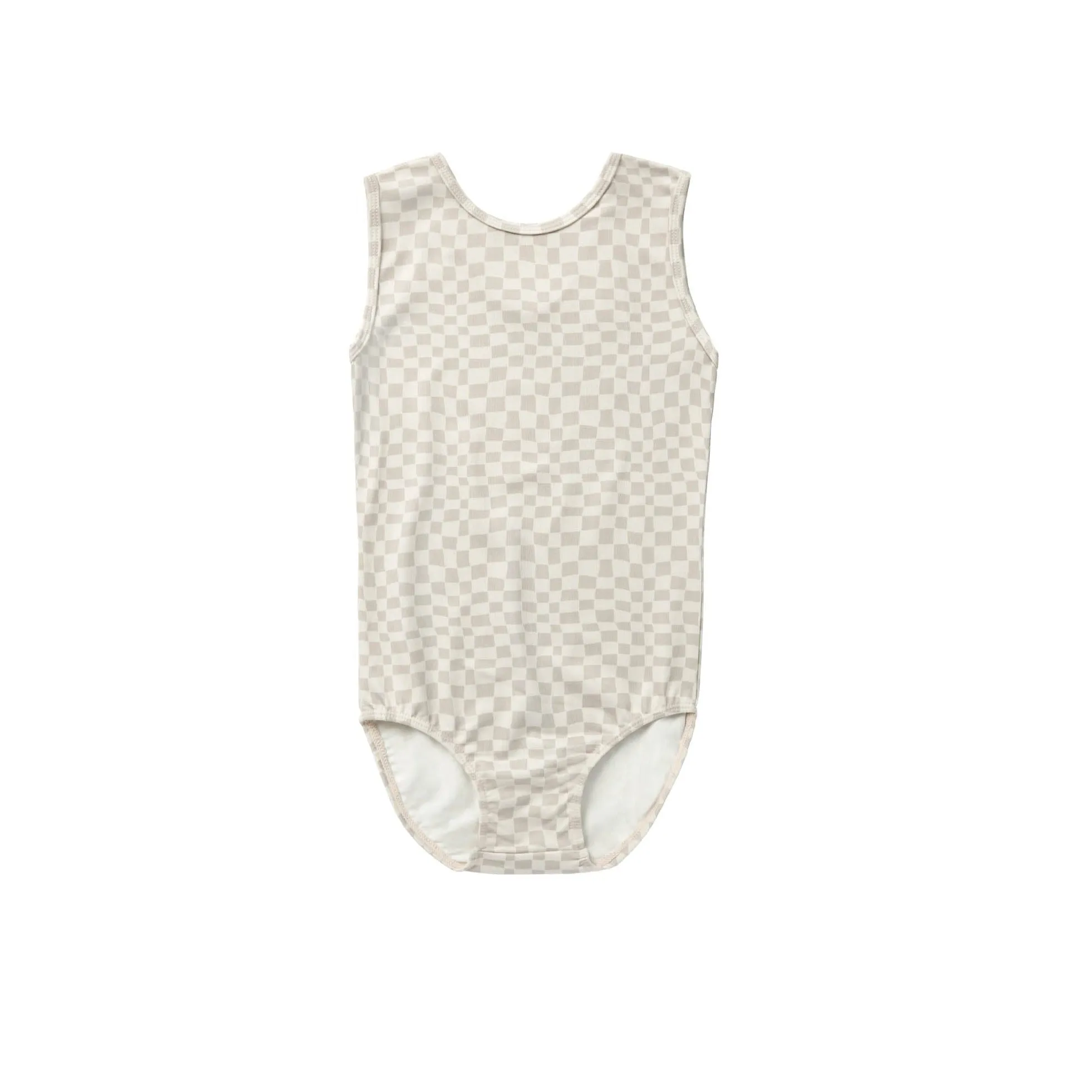 Play by Rylee & Cru Basic Leotard - Dove Check