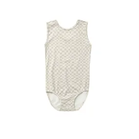 Play by Rylee & Cru Basic Leotard - Dove Check