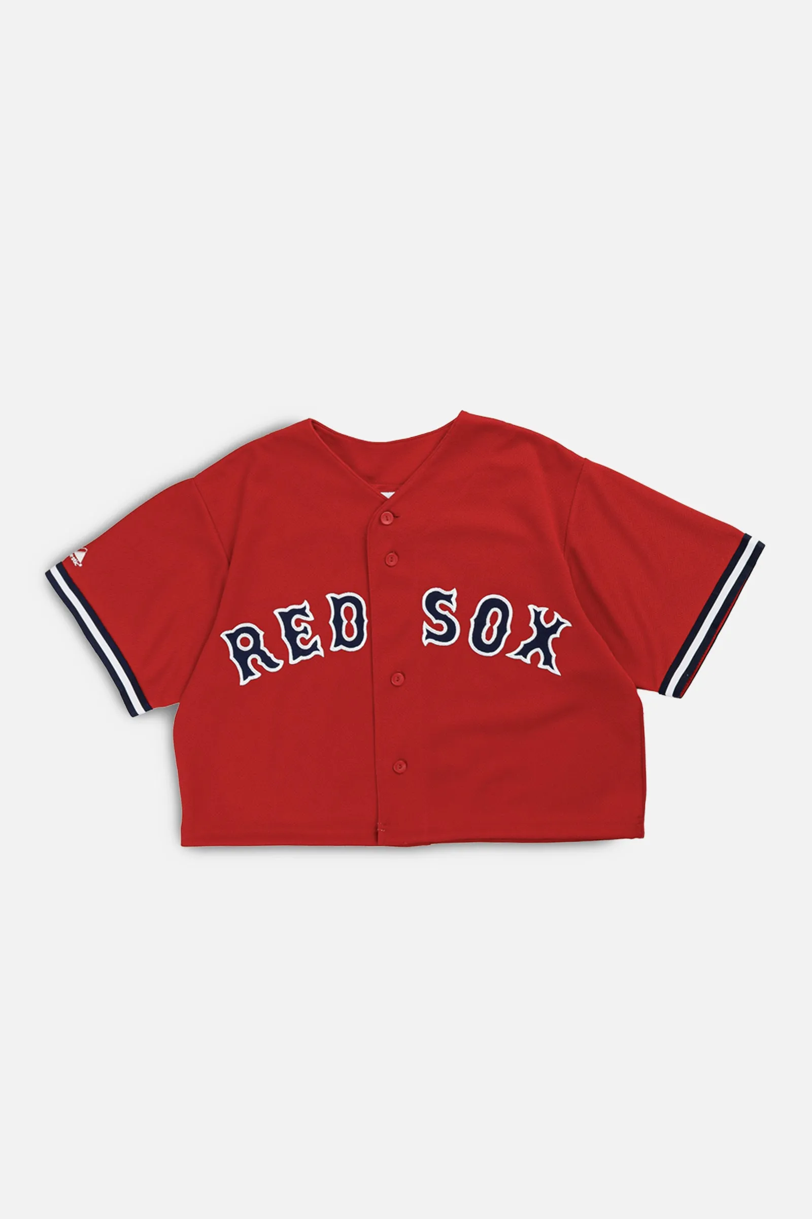 Rework Crop Boston Red Sox MLB Jersey - M