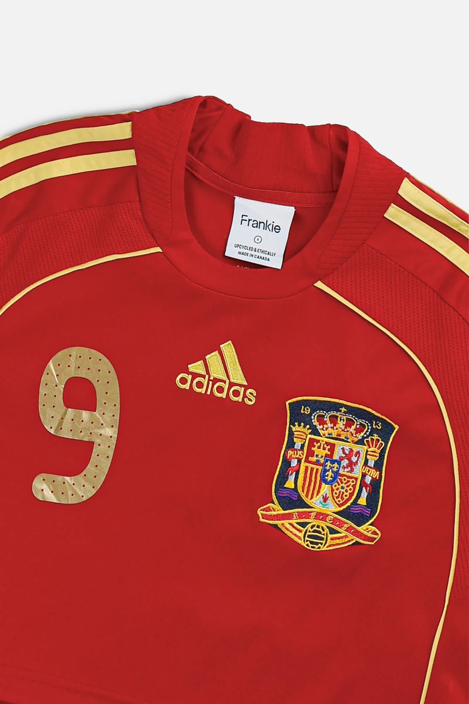 Rework Crop Spain Soccer Jersey - S