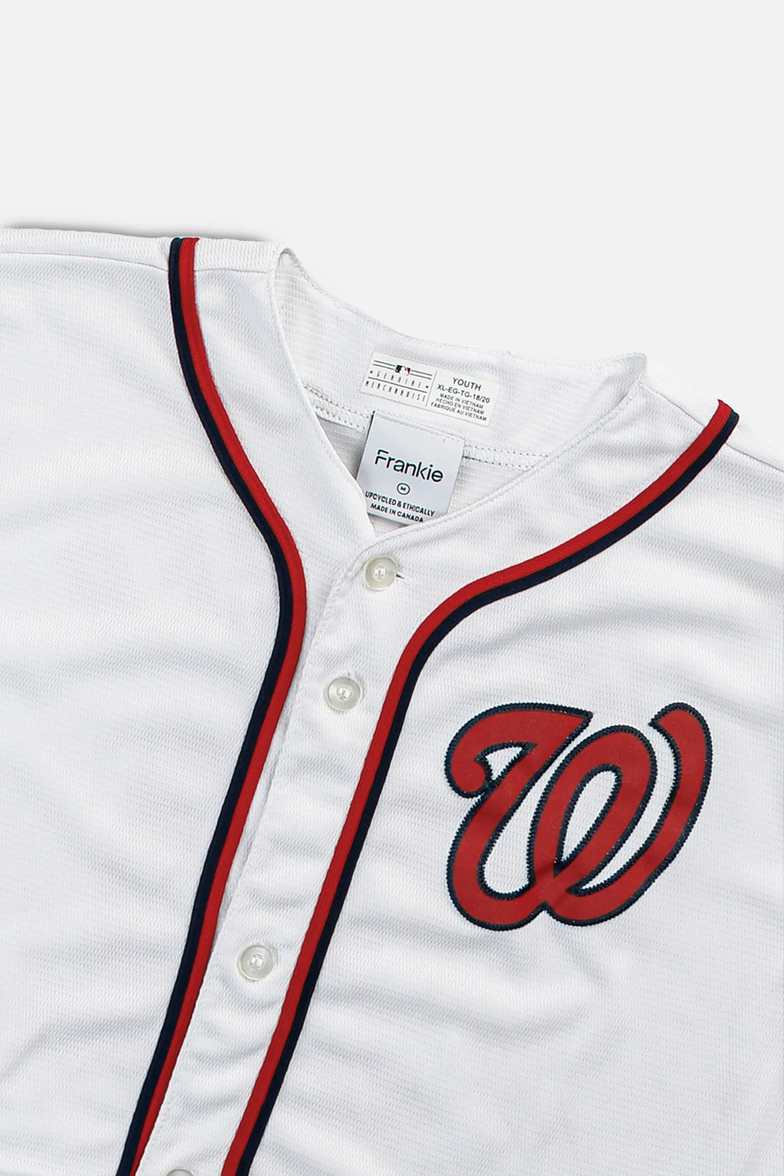 Rework Crop Washington Nationals MLB Jersey - M