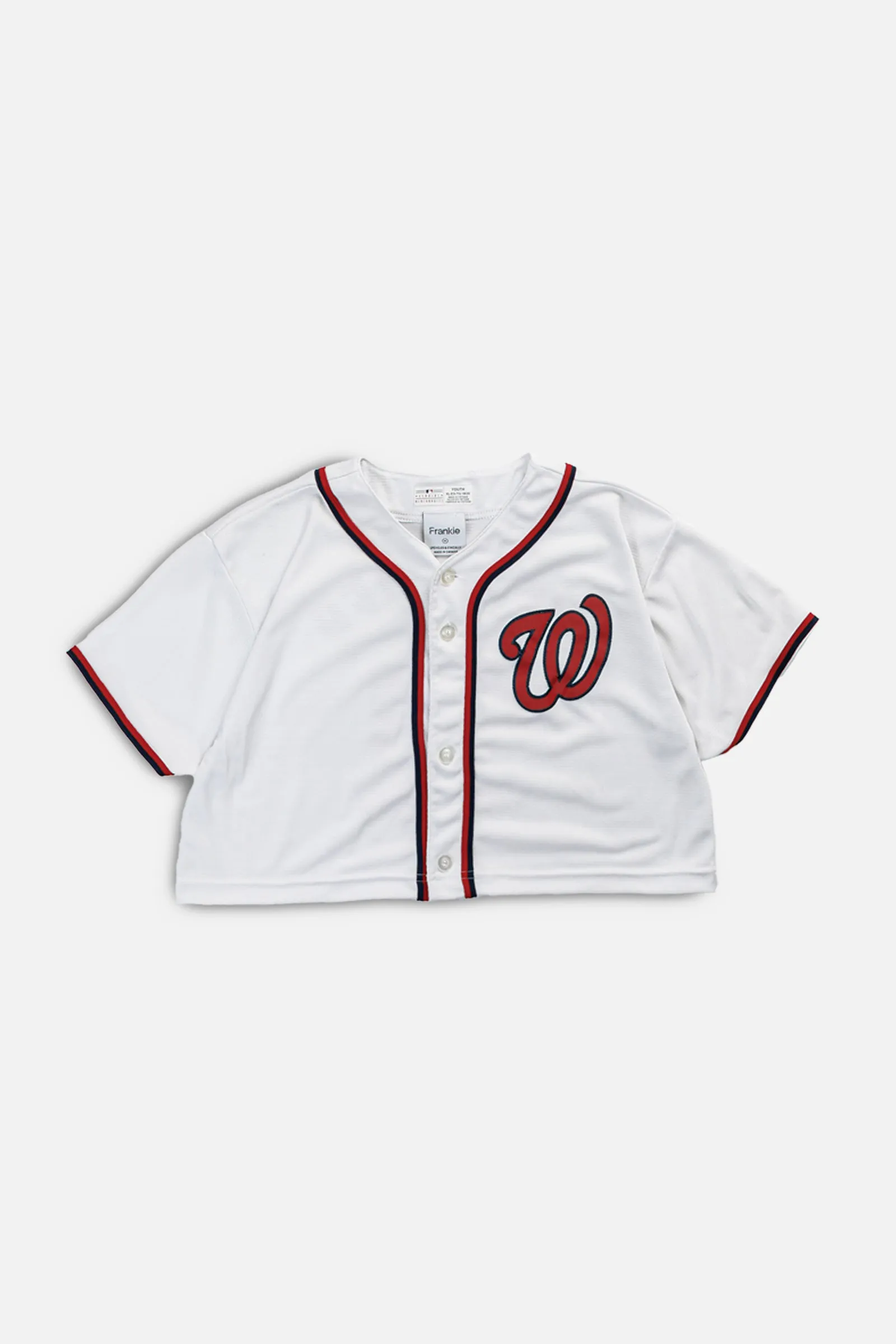 Rework Crop Washington Nationals MLB Jersey - M