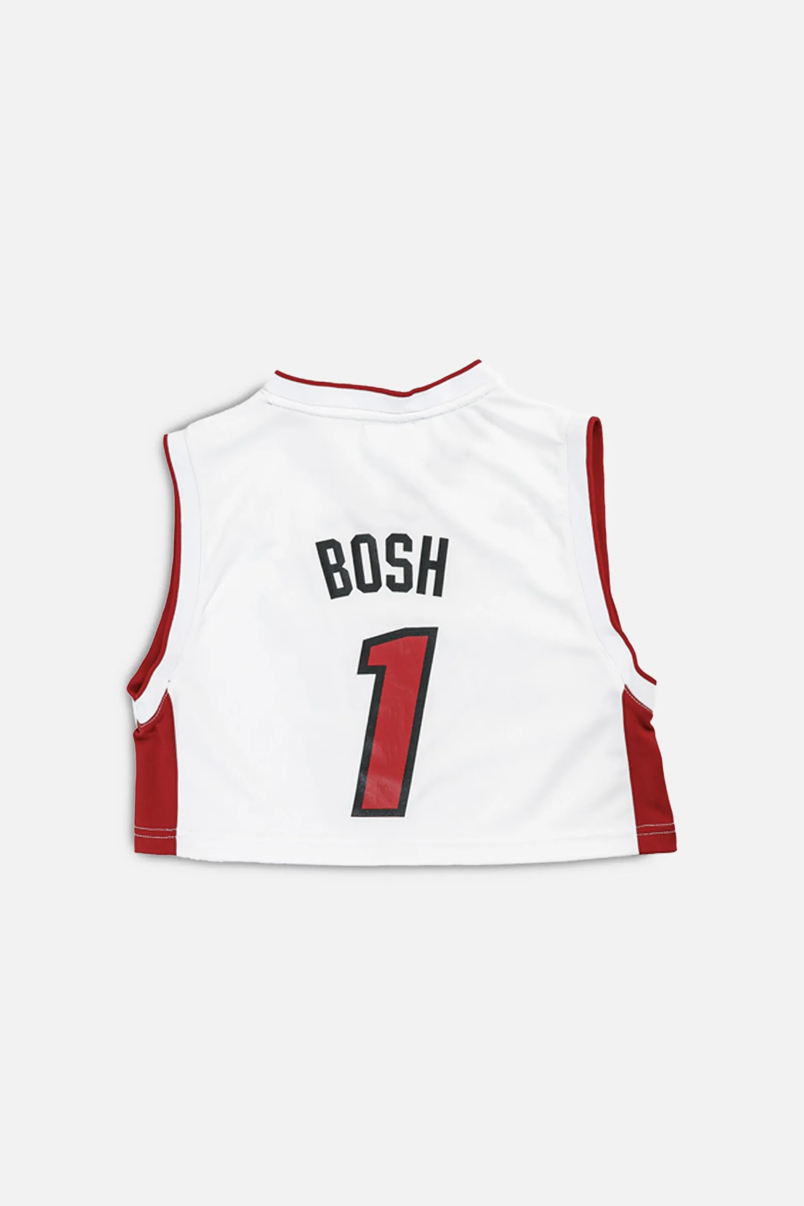 Rework Miami Heat NBA Crop Jersey - S