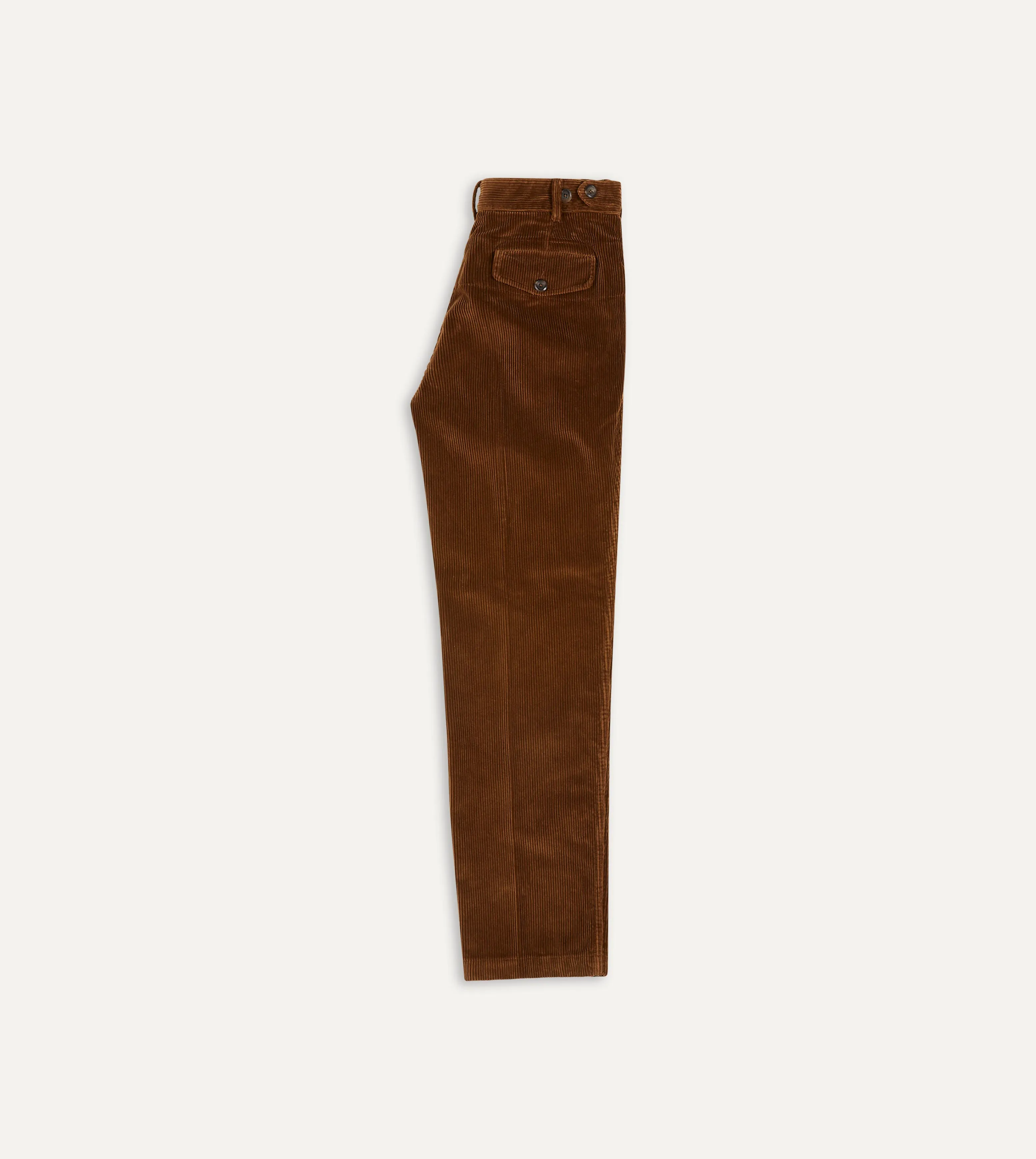 Russet Cotton Corduroy Games Trousers