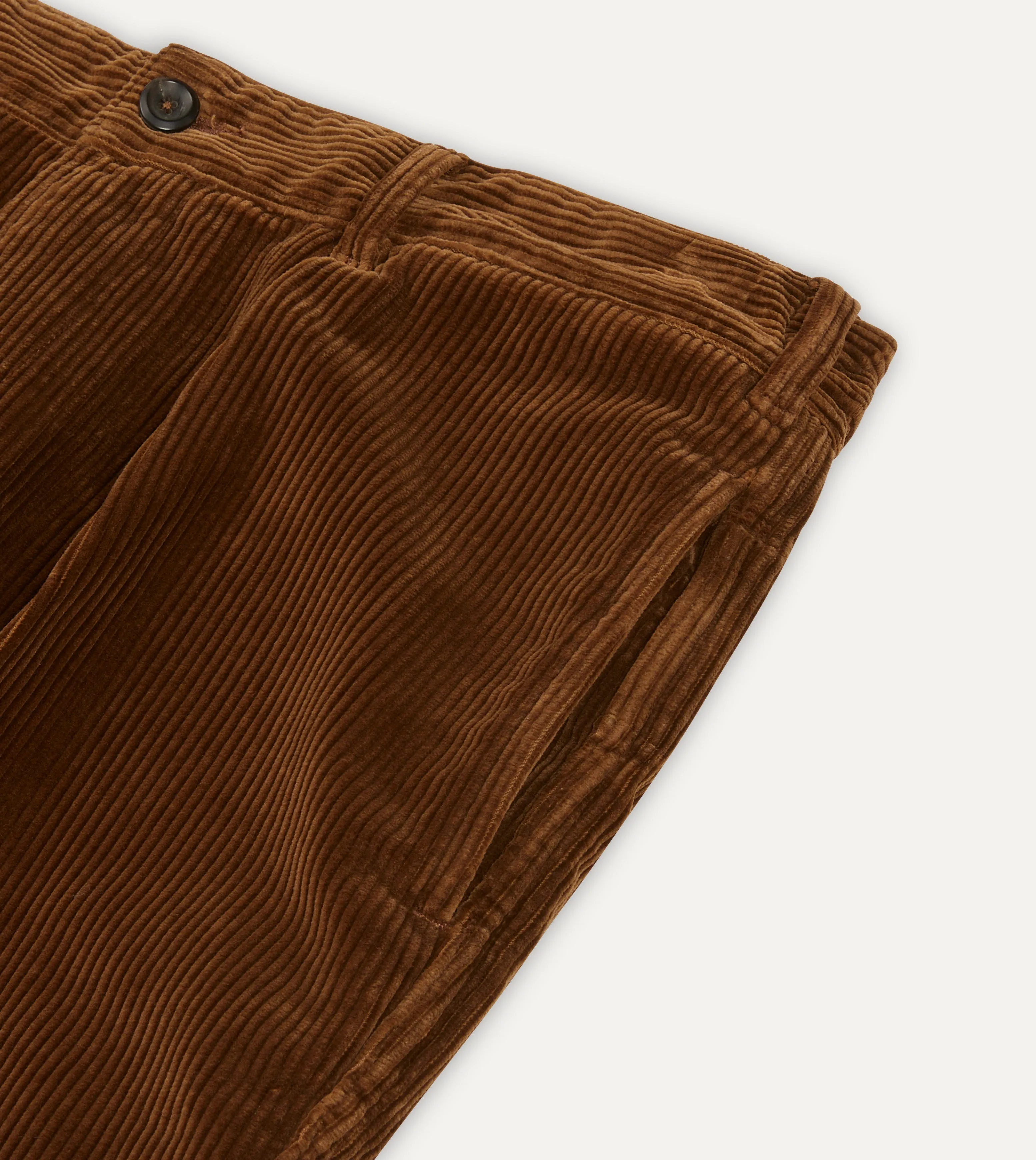 Russet Cotton Corduroy Games Trousers