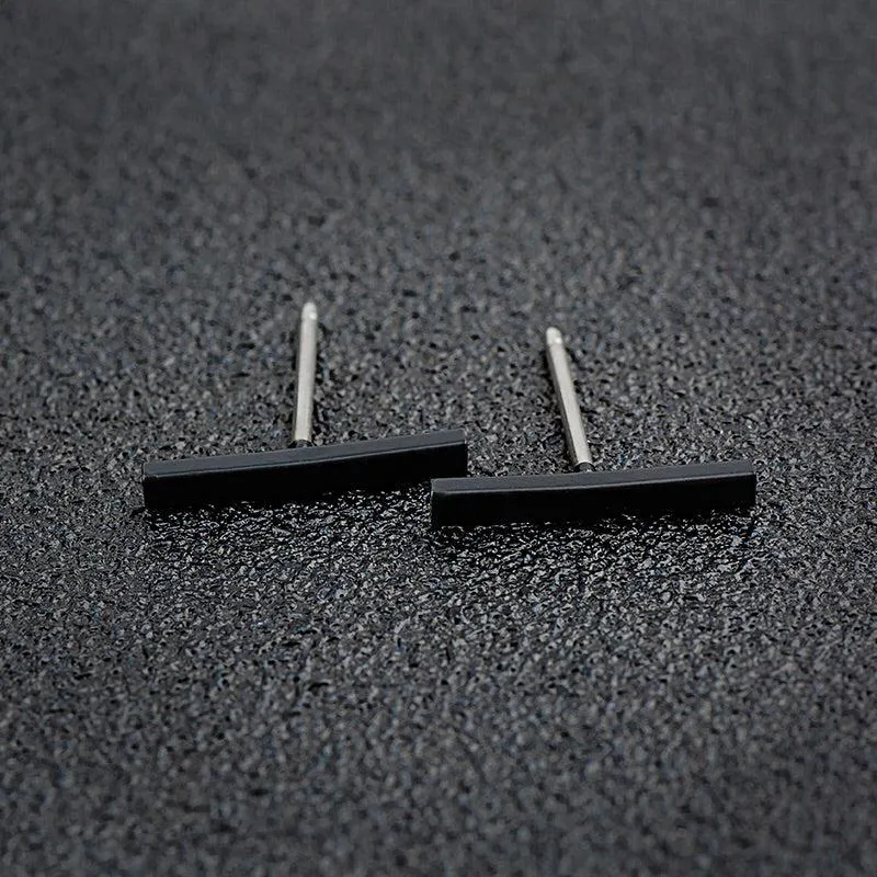 Simple Line Stud Earrings