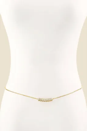 Single Strand Gold Plated Body Chain