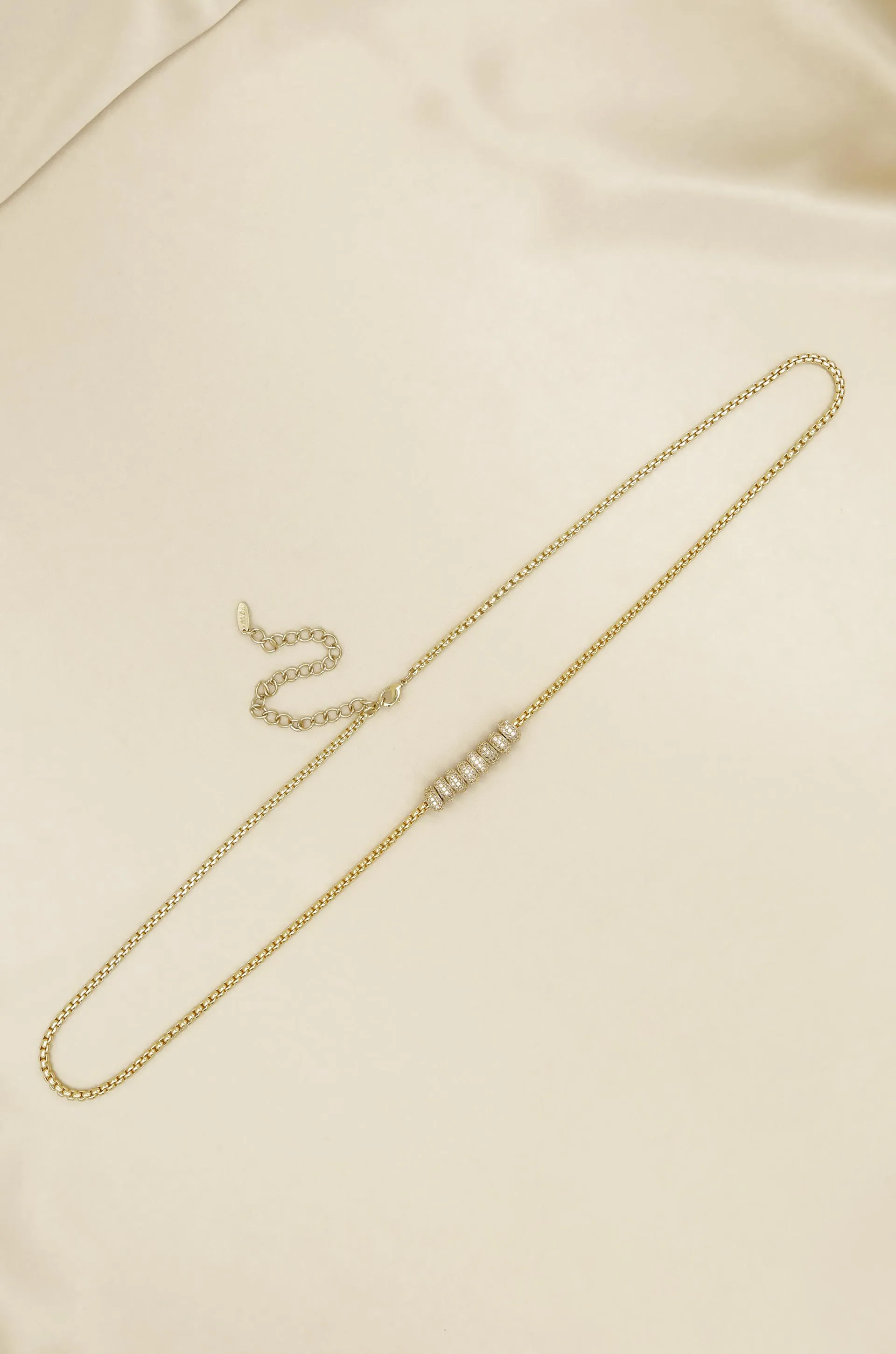 Single Strand Gold Plated Body Chain