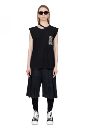 Sleeveless Brutalism T