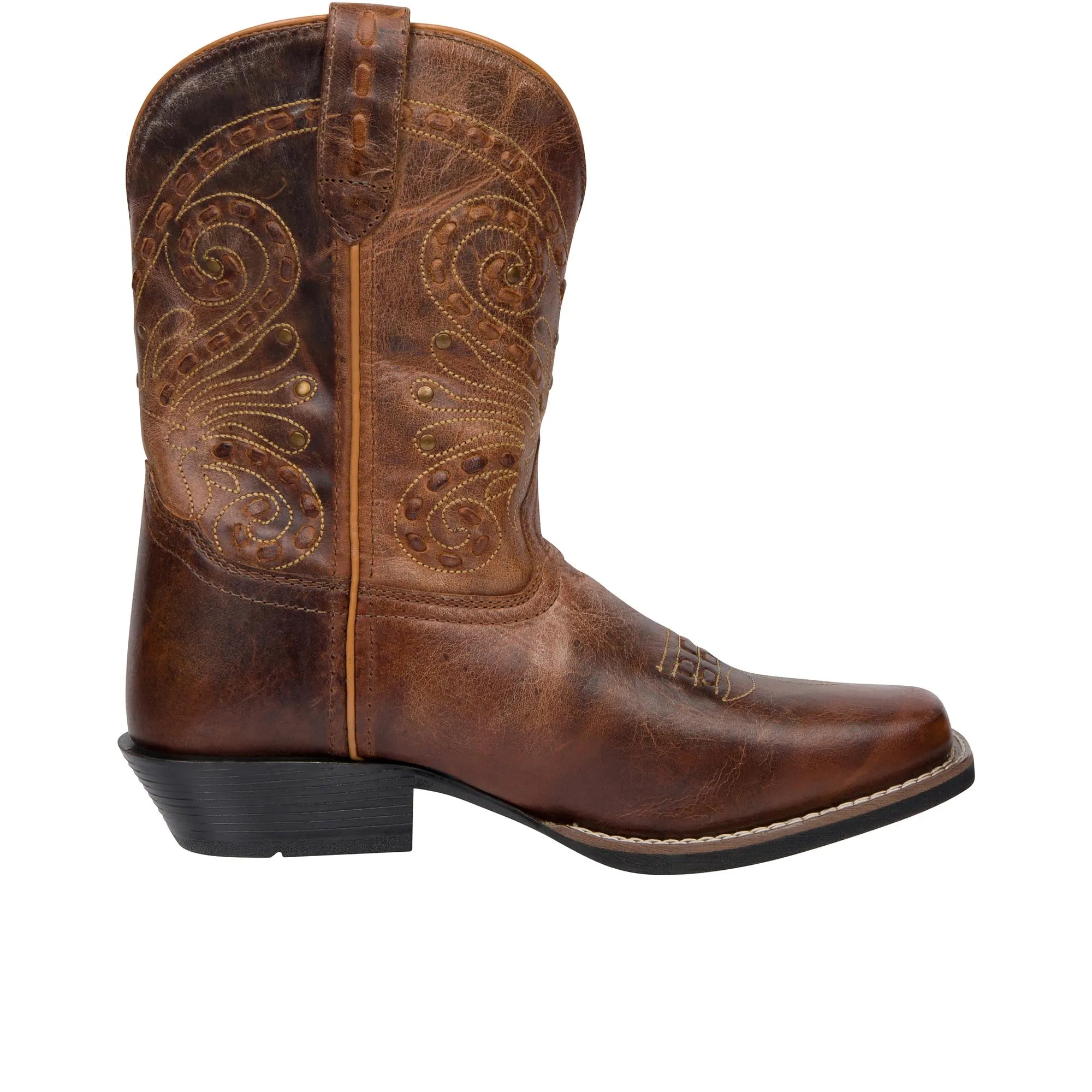 Smoky Mountain Boots Womens Shelby Brown Waxed Distress