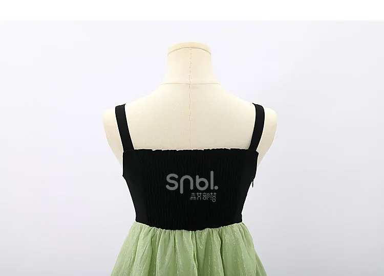 Spring Lovely Flower Girl Green Dress ON622