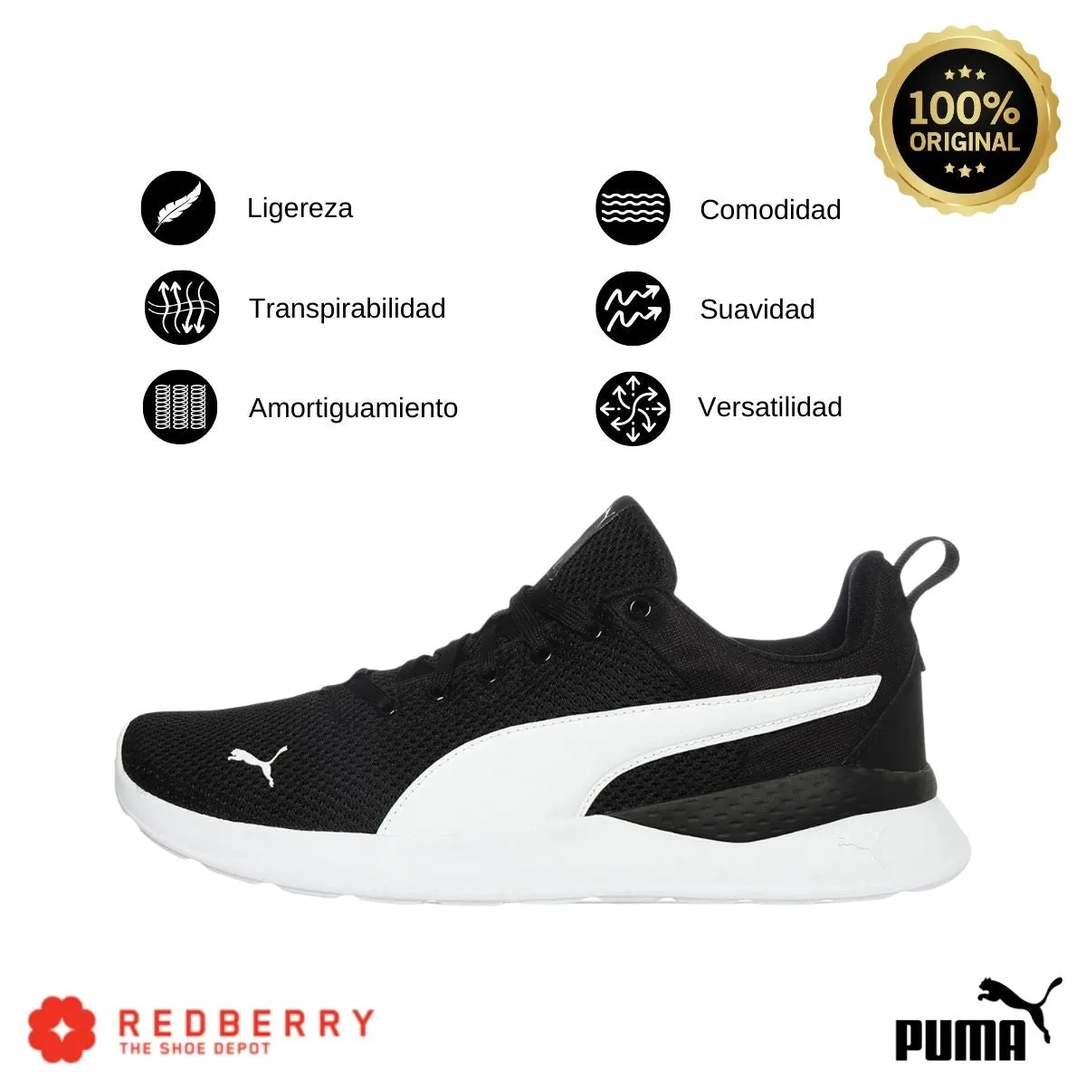 Tenis Puma Hombre Anzarun Lite 37112801 37112802 37112803