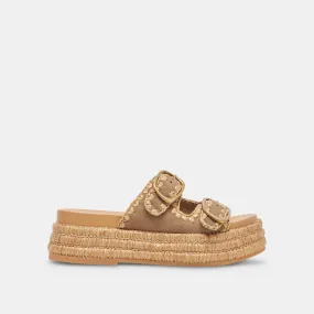 WANIKA SANDALS ALMOND NUBUCK