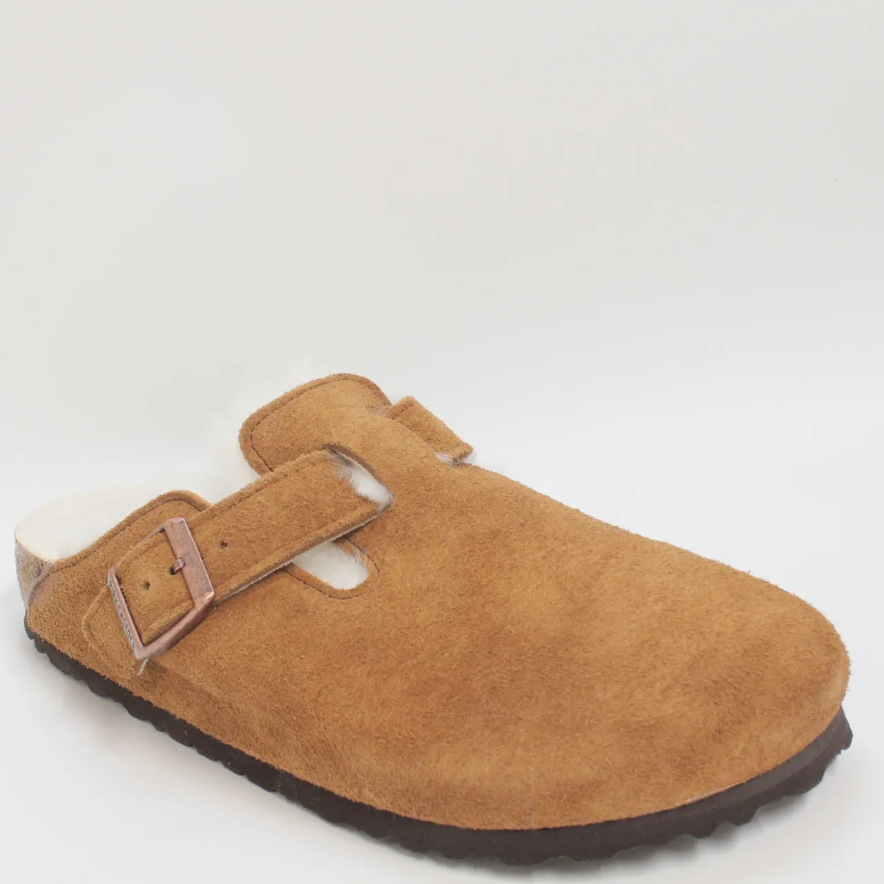 Womens Birkenstock Boston Shearling Mink