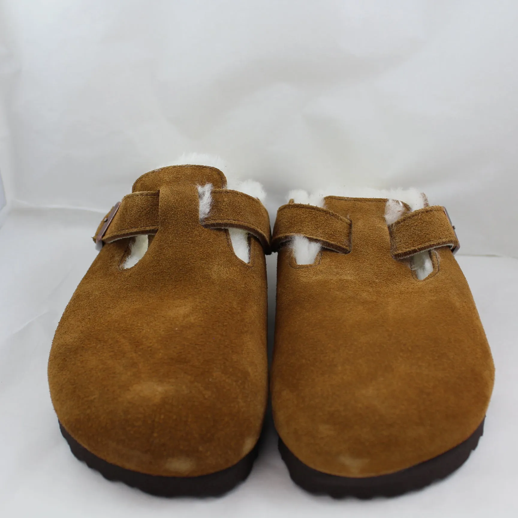 Womens Birkenstock Boston Shearling Mink