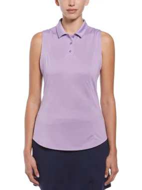 Womens Heather Golf Polo