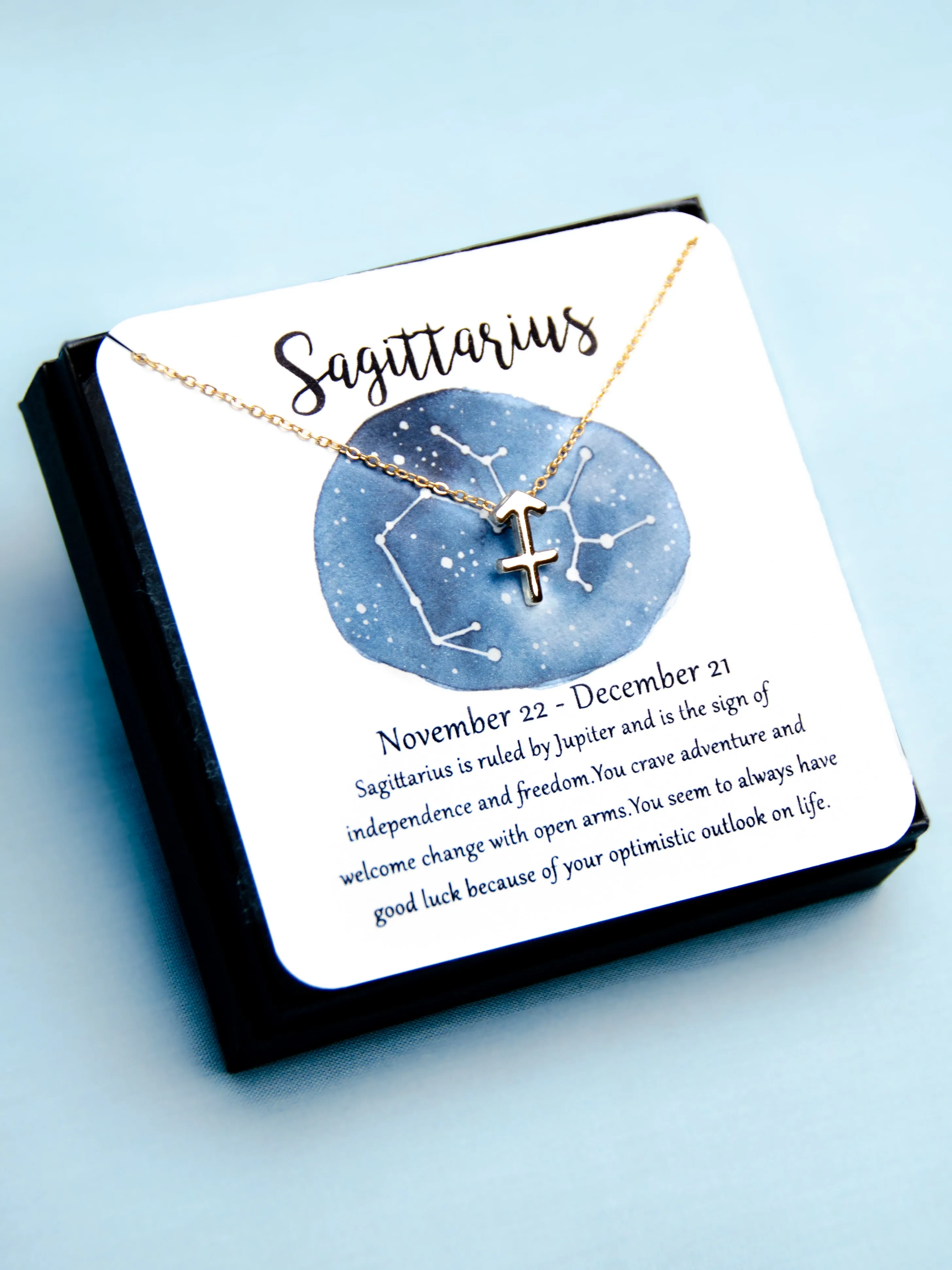 Zodiac Sagittarius Astrological Necklace